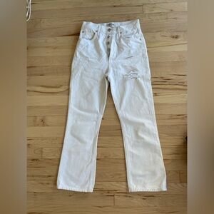 Agolde white jeans